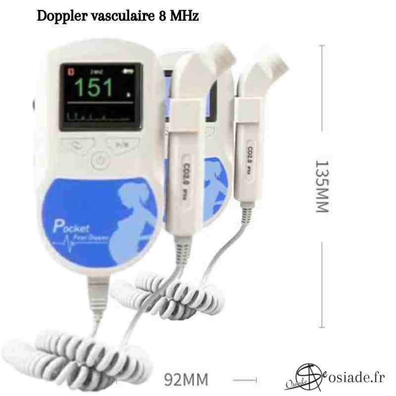 Doppler vasculaire portable 8 MHz pour podologie et physiothérapie