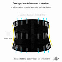 Acheter ceinture de soutien dorsale.