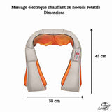 Acheter votre masseur thermique shiatsu aux dimensions : 45cm x38 cm