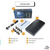 Découvrez notre kit complet comprenant un étui, un Otoscope et 8 spéculums. I Osiade France.