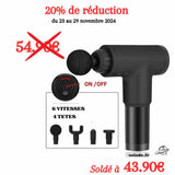 Pistolet de massage soldé. Profitez des soldes du black week et black Friday sur osiade.fr 